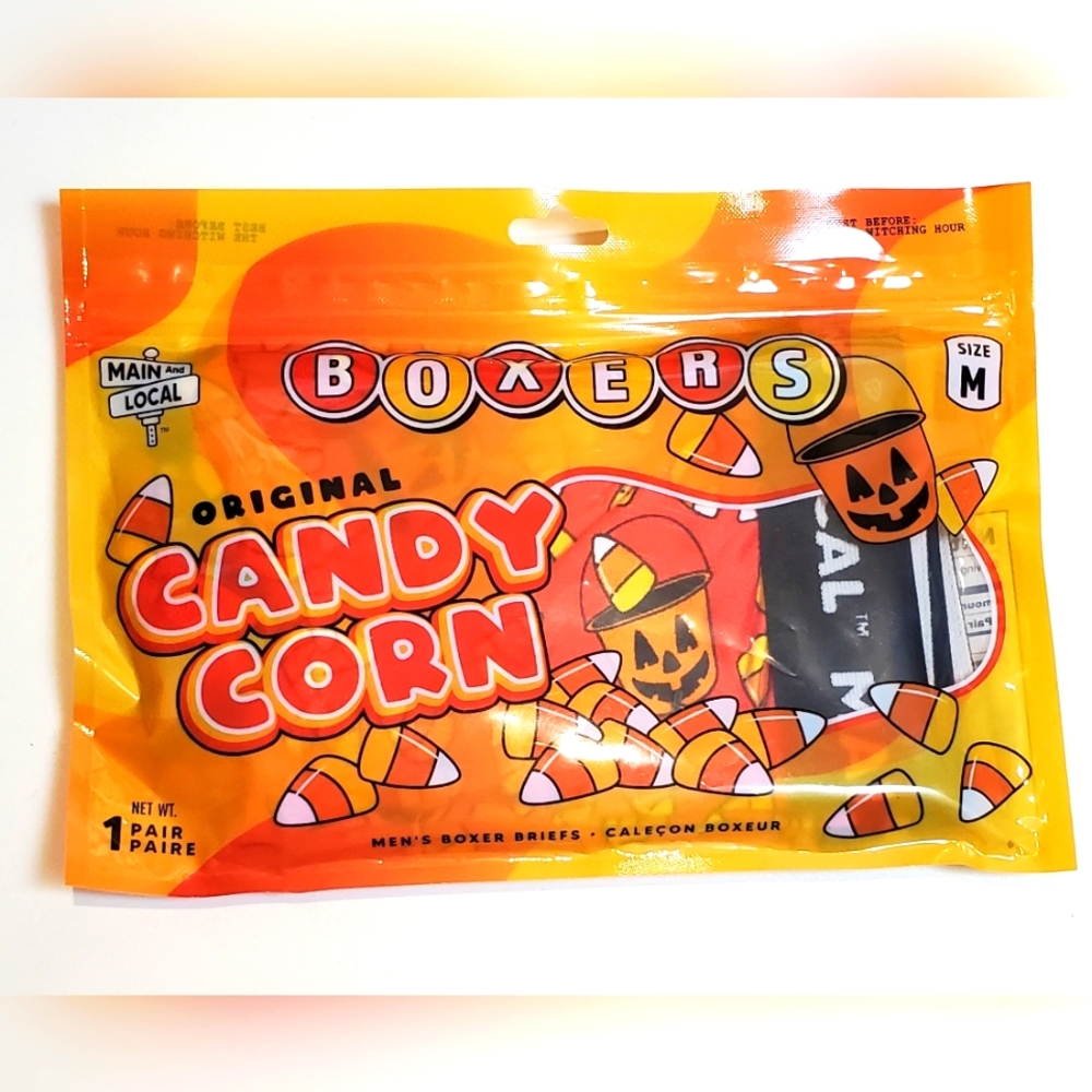 Candy Corn Halloween Men's Boxer Brief